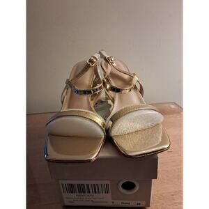 Mostrin Gold Strappy Sandal Size 38 (8)